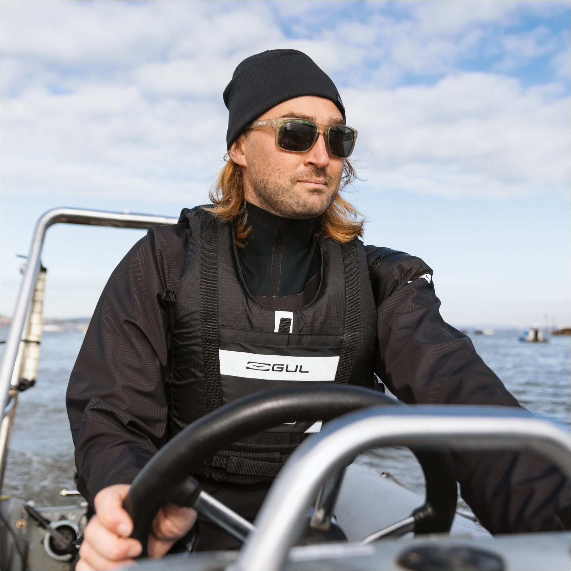 2025 Gul Mens Dartmouth Eclip Zip Drysuit GM0378-B9 - Black